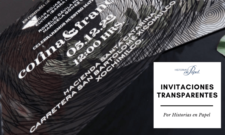 invitaciones transparentes